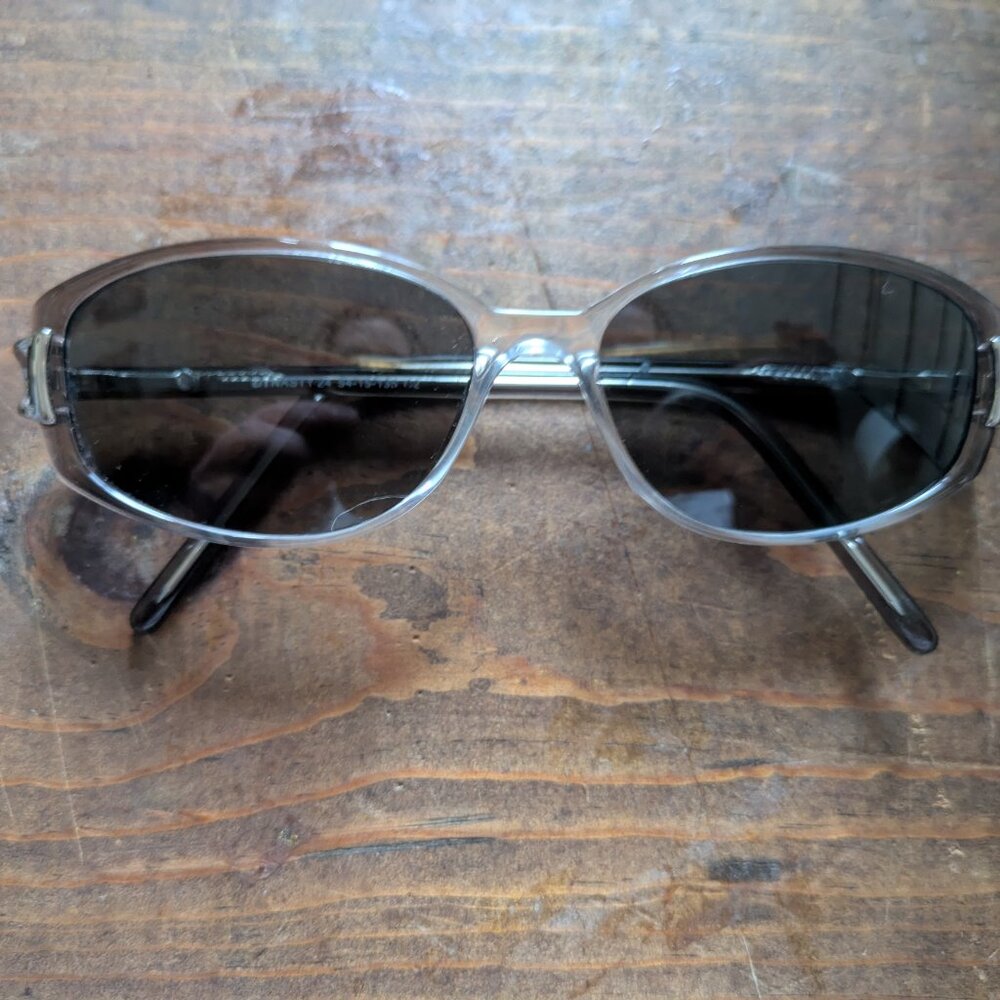 Dynasty Clear Brown Gray Ombre Glasses Frame Size 54 15 135